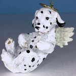 Dalmatian Dog Angel Ornament Dog Figurine