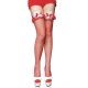 Bell Trim Fishnet Thigh High Stockings