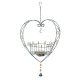 Light Up Wire Heart Plant Pot Holder Garden Ornament