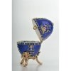 Royal Engagement Egg Figurine Musical Trinket Box