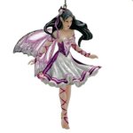 Violet Melody Fairy Ornament with Stand by Nene Thomas