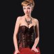 Luscious Vixen Steel Boned Corset Also Plus Sizes