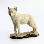 Snow Wolf Figurine Winter Guard by Veronese Design