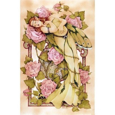 Entwined Fairy Fantasy Art by Linda Ravenscroft