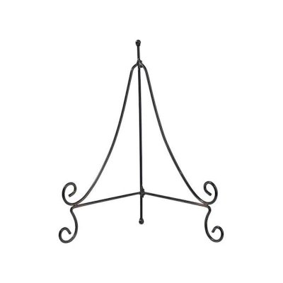 Bird Bath Stand Metal Easel or Plate Stand