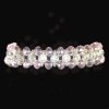 Glistening Crystals in a Row Bracelet