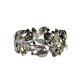 Enchanted Black Leaf Crystal Goddess Bracelet