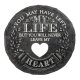 You Left Memorial Stepping Stone or Garden Sign