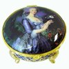 Porcelain Gift Box Watch with Loose Crystals