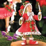 Dash Away Donna Light Elf Large Ornament