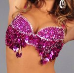 Pink Passion Belly Dance Costume Top