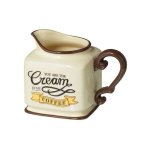 Coffee Break Collection Ceramic Cream Pitcher
