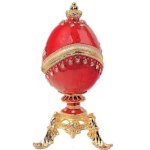Royal Majesty Egg Figurine Trinket Box by Keren Kopal