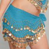 Gold Coin Hip Scarf Belly Dance Costume