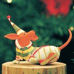 Dachshund Large Dog Ornament by Patience Brewster