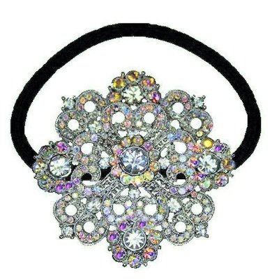 Snowflake on Fire Ponytail Holder by Spring Street Design