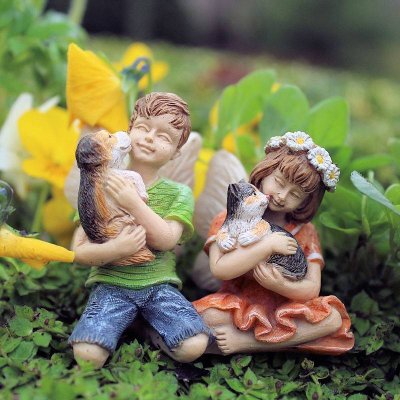 Daisy & Dylan Fairy Garden Figurine