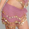 Gold Coin Hip Scarf Belly Dance Costume