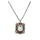 Crystal Reflection Pendant Necklace