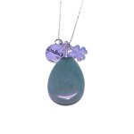 Aventurine Gemstone Pendant Necklace