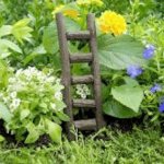 Ladder Fairy Garden Figurine