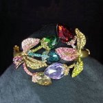 Floral Enchantment Crystal Goddess Bracelet