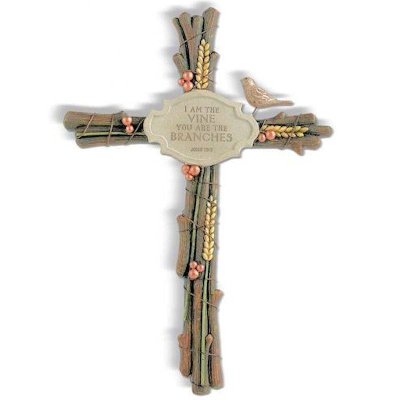 Twig Style Large Cross Wall Art
