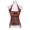 Steam Punk Halter Style Straps Corset