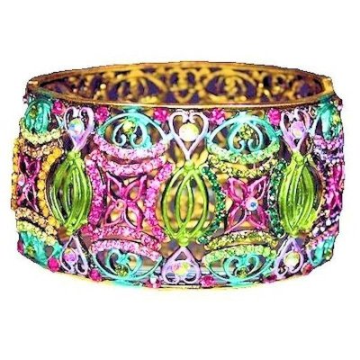 Mystic Goddess Gold Bangle Bracelet