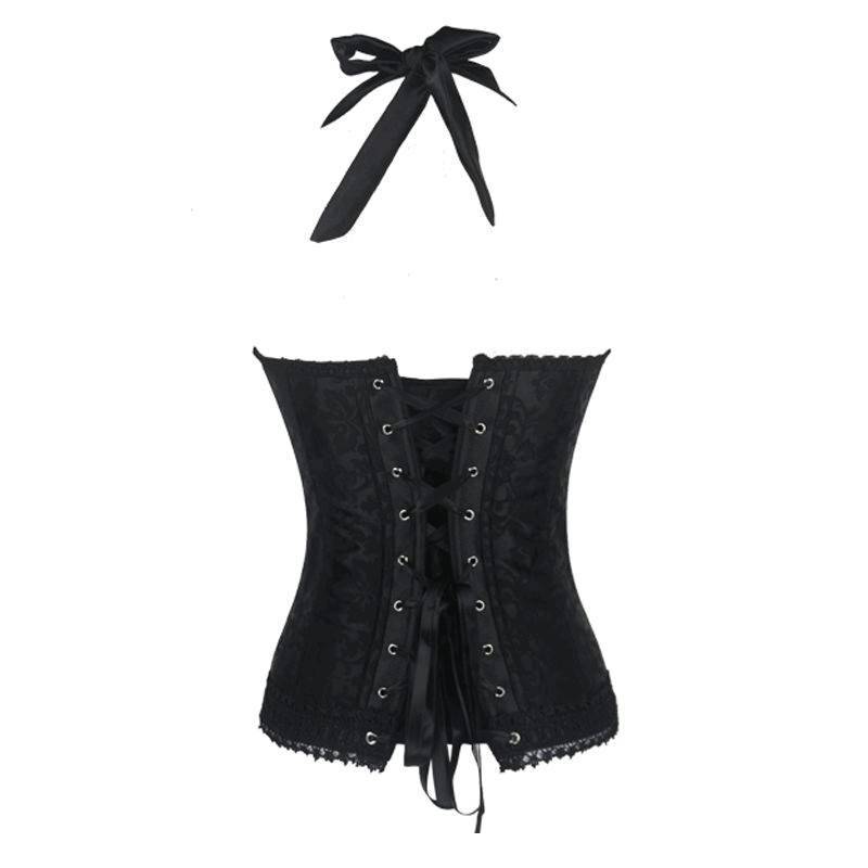 Black Corset Busty Babe Of Mine Halter Style 32 00