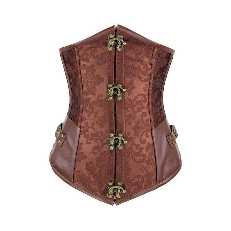 Queen of Steam Punk Steel Boned Underbust Corset
