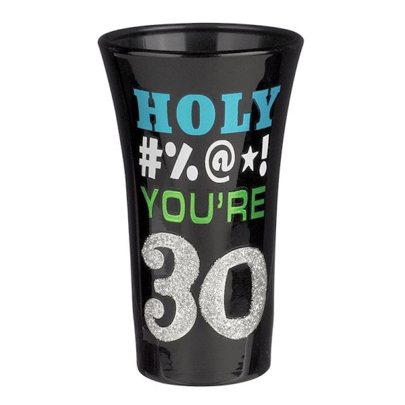 30th Birthday Shot Glass by Grasslands Road