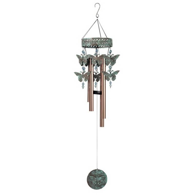 Butterfly Figurine Wind Chime Hanging Garden Ornament