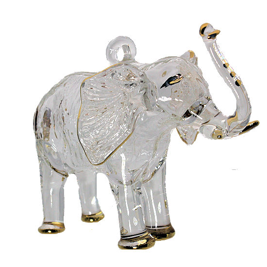 Elephant Ornament Handmade Glass by Egyptian Museum