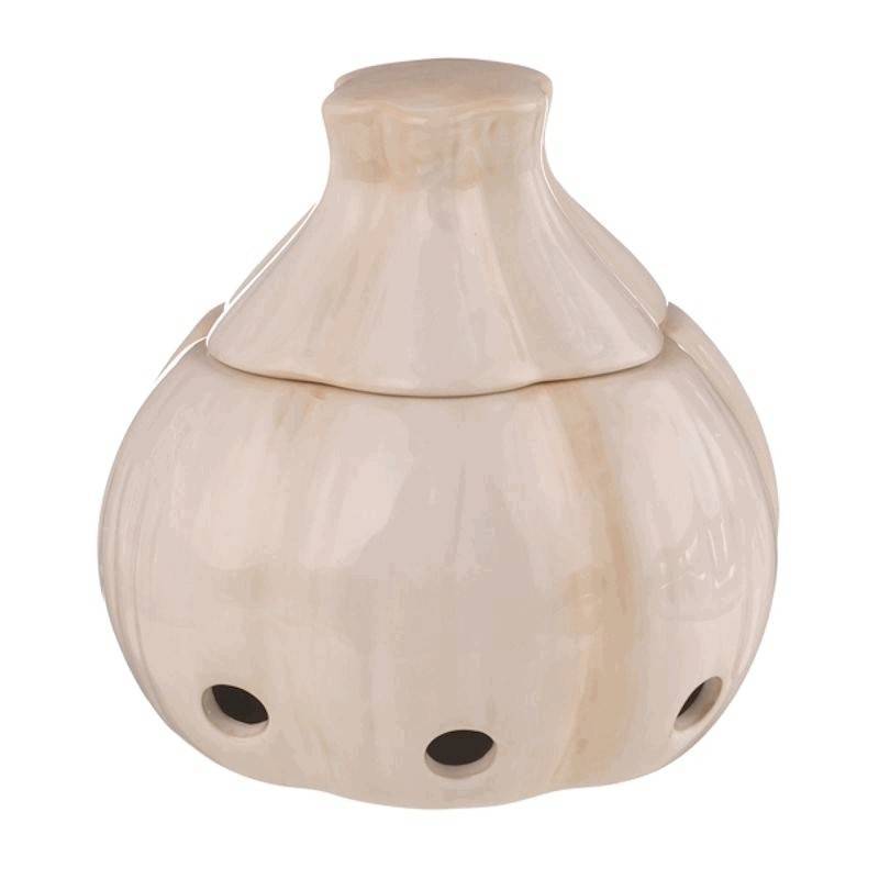 Ceramic Garlic Bulb Figurine Garlic Storage Jar