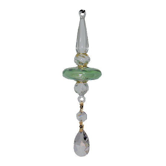 Green Swirl Glass Ornament by Egyptian Museum