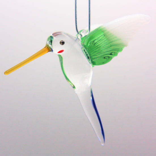 Hummingbird Ornament Handmade Glass by Egyptian Museum