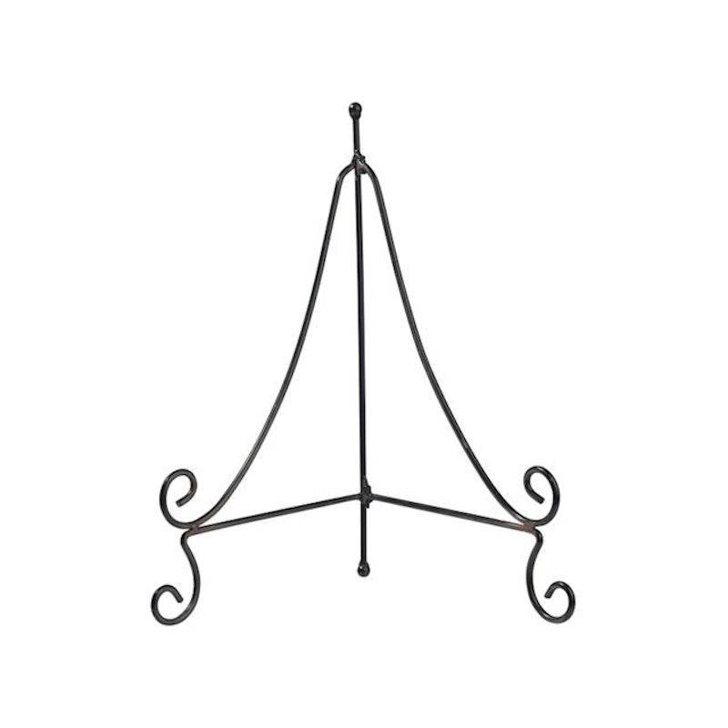 Bird Bath Stand Metal Easel or Plate Stand