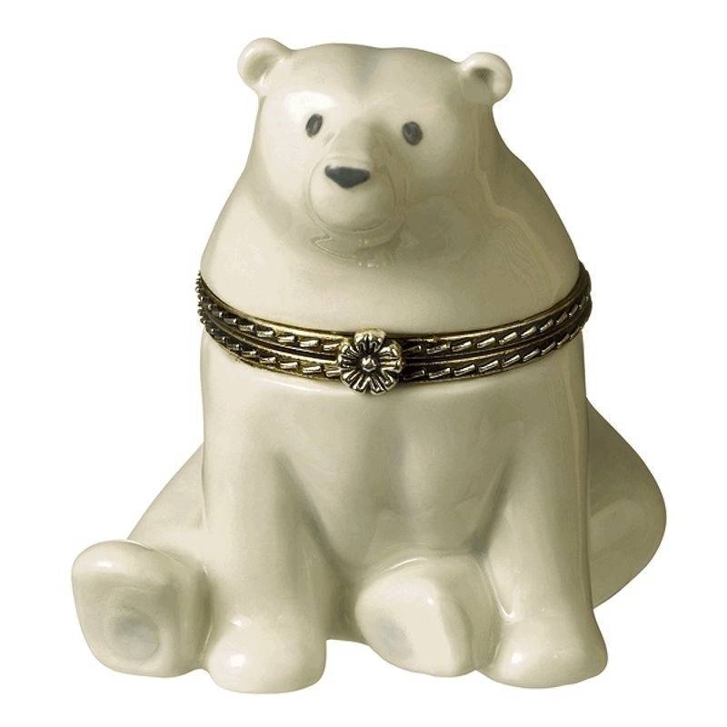 Trinket Box Polar Bear Figurine - $ Trinket Box Polar Bear Figurine - $