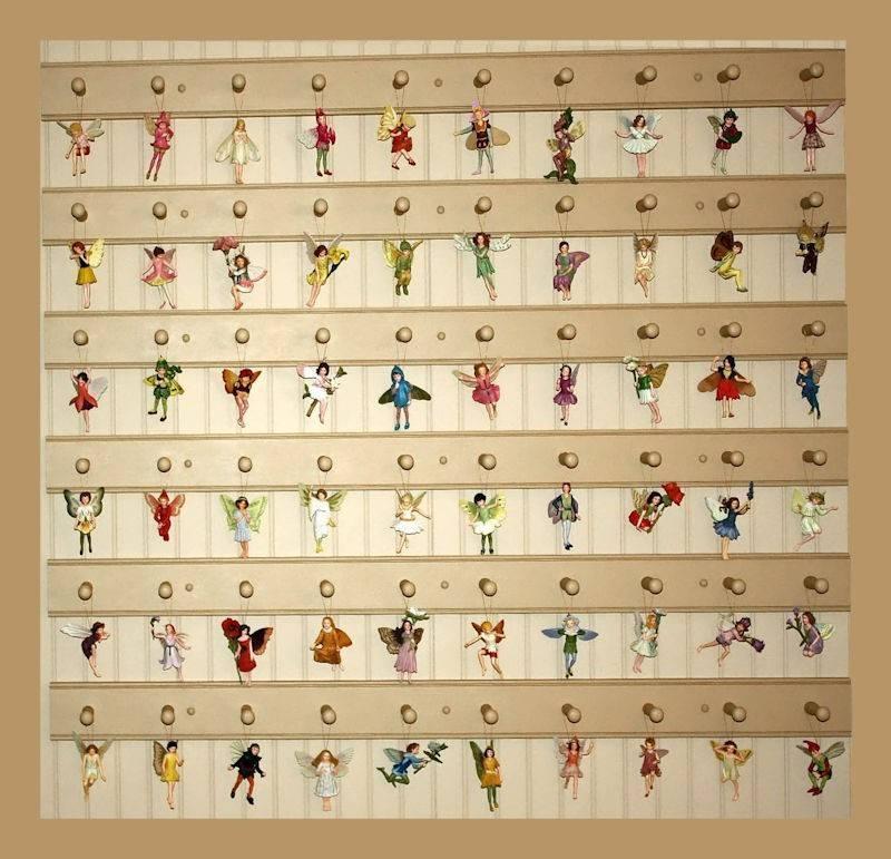 Flower Fairy Ornament Collection on Display