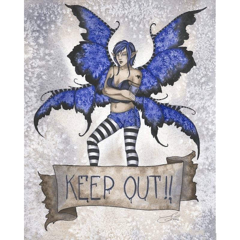 Keep Out Fairy Fantasy Art by Amy Brown