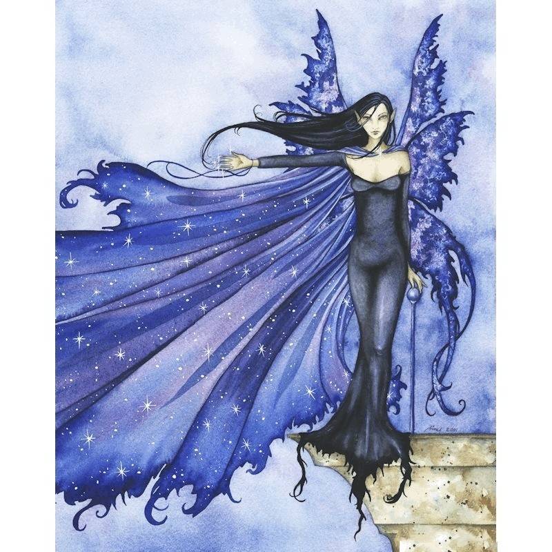 Cloak of Stars Fantasy Art Fairy Mouse Pad by Amy Brown
