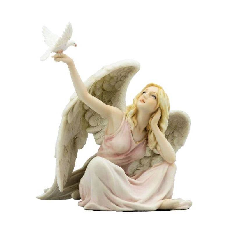 Peace Angel Figurine with Dove