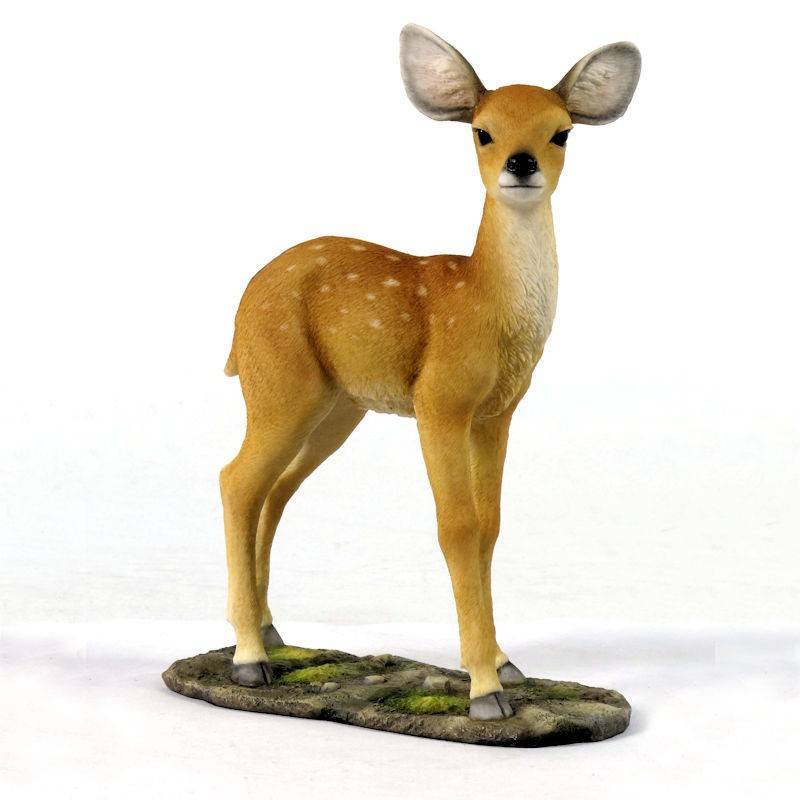 Time to Stand Fawn Deer Figurine
