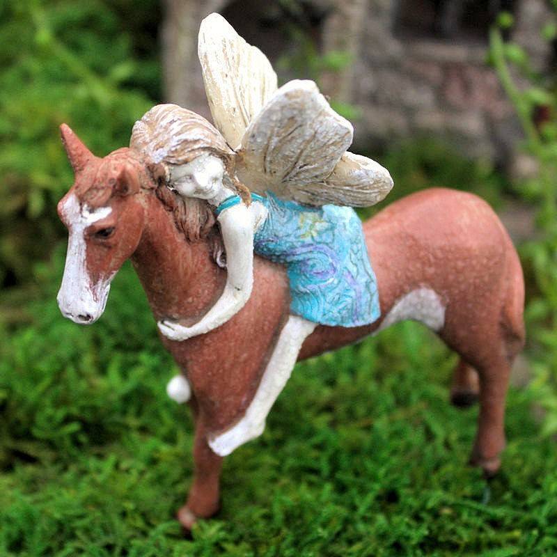 Piper Rose & Horse Fairy Garden Figurine