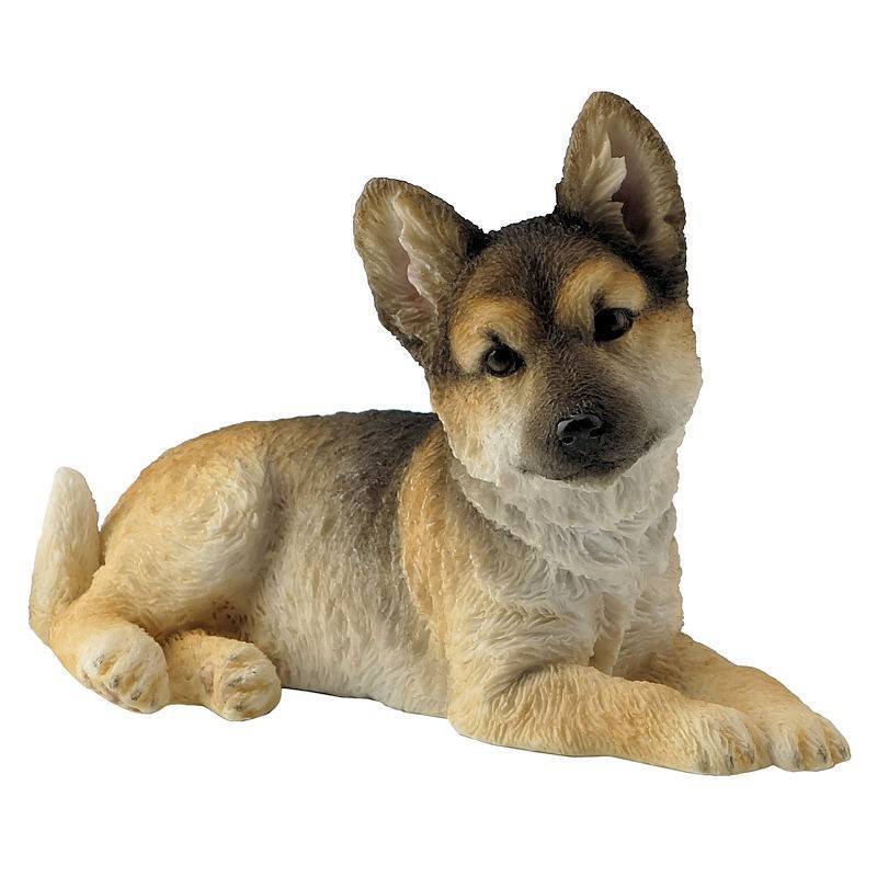 German Shepherd Puppy Dog Figurine