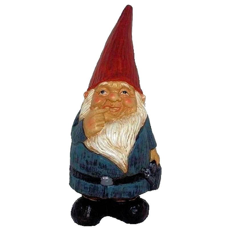 Gnome Garden Figurine What Did She Ask Me to Do
