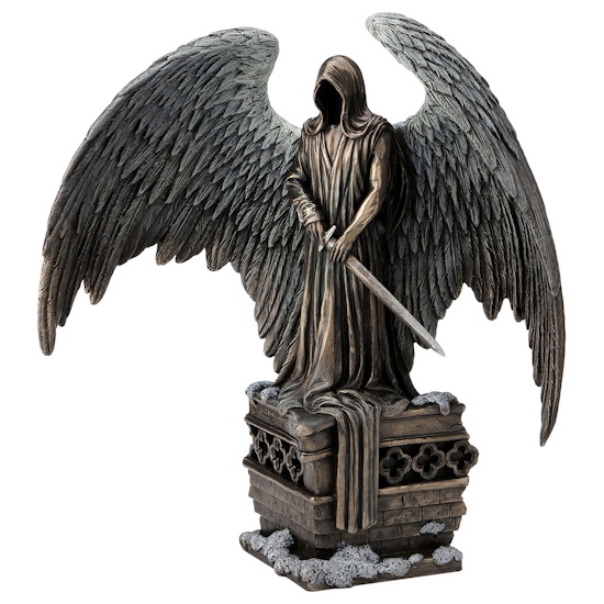 Guardian Angel Figurine Bronze by LA Williams