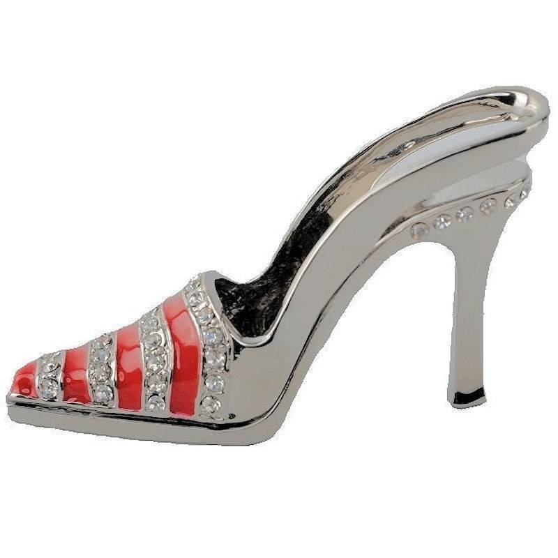 High Heel Shoe Figurine Red Sling Back by Keren Kopal