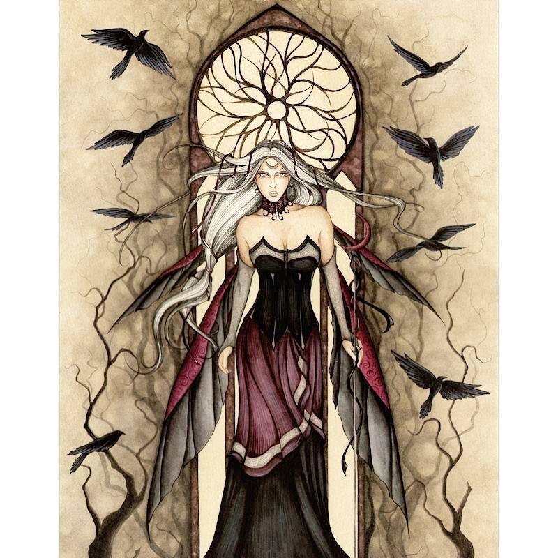 Dark Queen Fantasy Art by Jessica Galbreth
